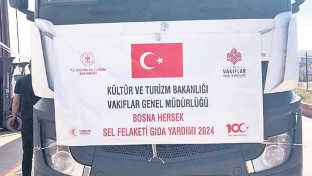 Türkiye’den Bosna’ya yardım eli