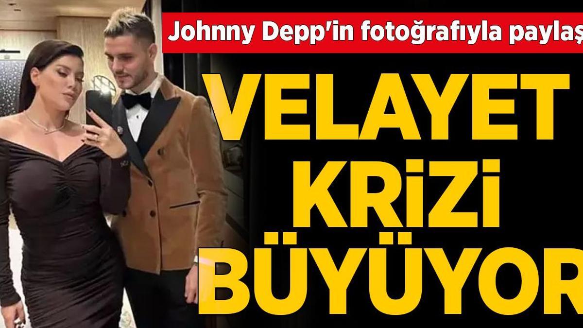 Icardi ve Nara arasında velayet savaşı! Johnny Depp’in fotoğrafıyla paylaştı