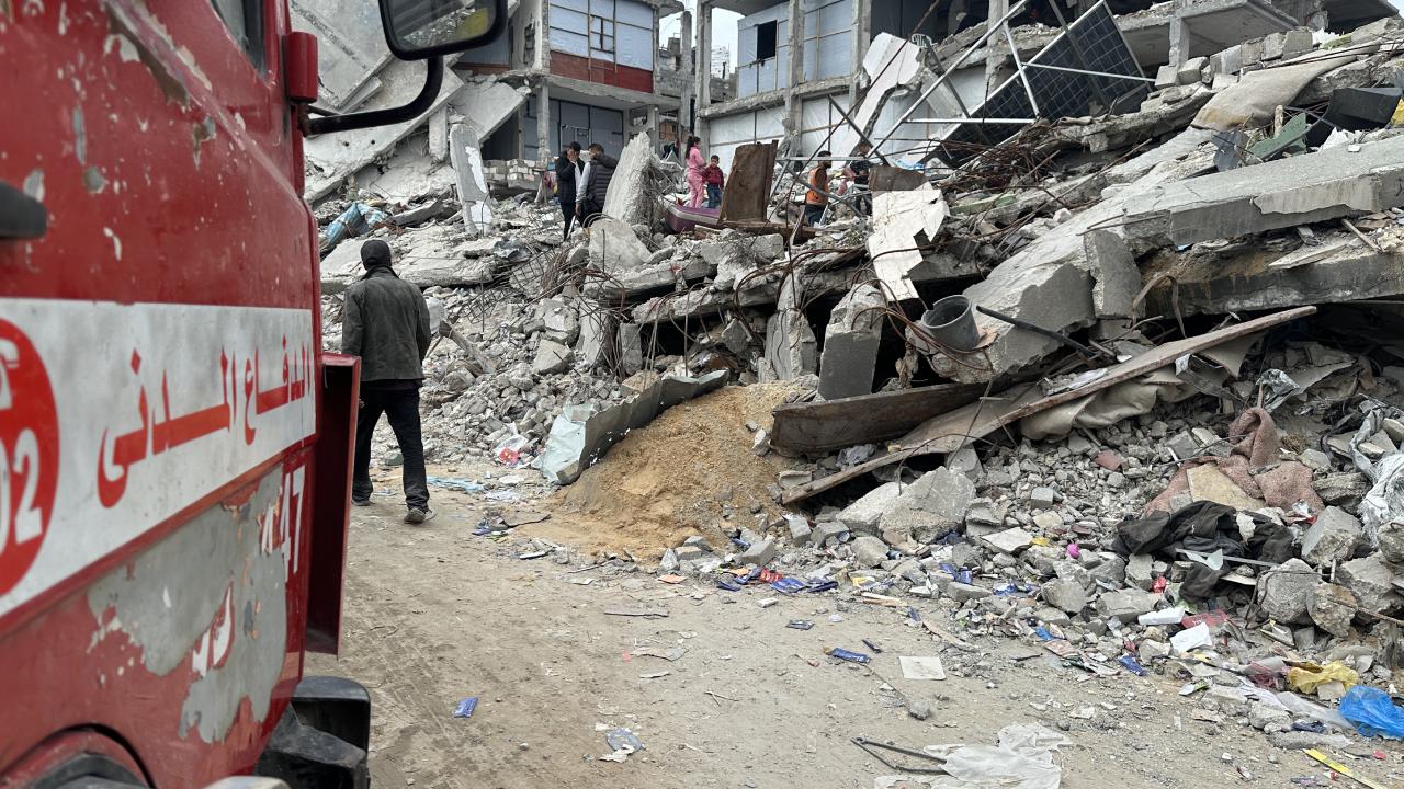 Gazze’deki Sivil Savunma Müdürlüğü: Araçlarımızın yüzde 75’i hizmet dışı kaldı